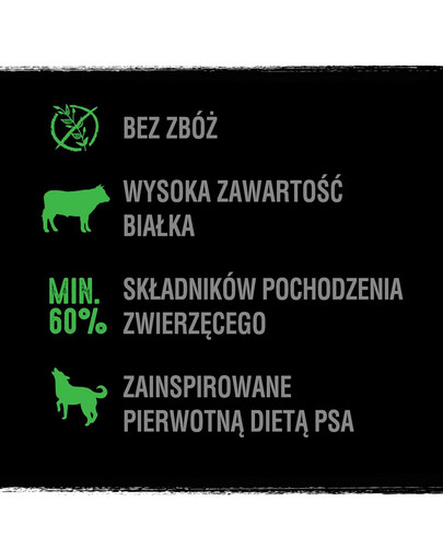 CRAVE Granule 3 x 2,8 kg s jahňacím a hovädzím mäsom (kompletné krmivo bez obilnín pre dospelých psov)