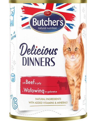 BUTCHER'S Delicious Dinners s hovädzím 400g