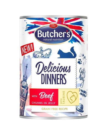 BUTCHER'S Delicious Dinners s hovädzím 400g