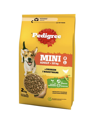 PEDIGREE Adult Small Dog hydina a zelenina 6 x 2 kg