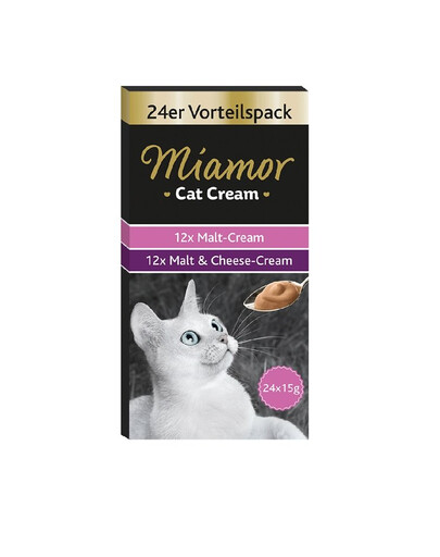 MIAMOR Cat Cream mix so sladom a syrom 24 x 15 ml