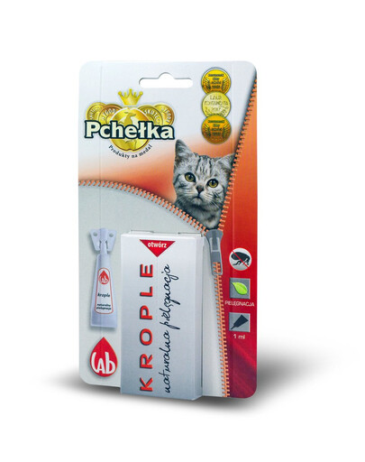 PCHELKA Kvapky proti ektoparazitom pre mačky 1.0 ml