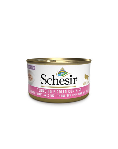 SCHESIR Tuniak a kuracie filety a ryžou 85g