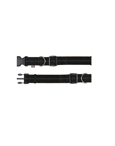 TRIXIE Obojok softline elegancia obojok M-L 40 - 55 cm / 38 mm čierny