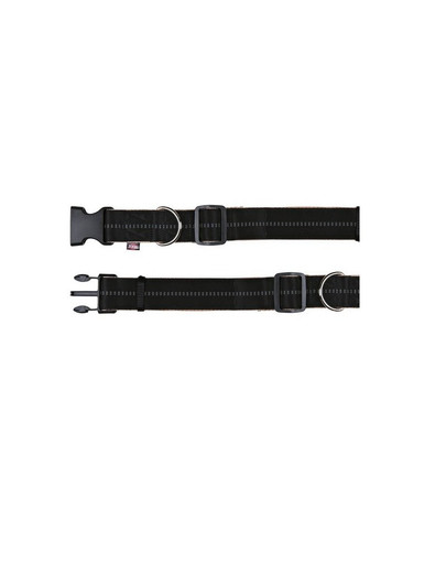 TRIXIE Obojok softline elegancia obojok L-XL  55 - 70 cm / 38 mm čierny
