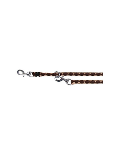 TRIXIE Vodítko cavo   ( L-XL)  2 m /  18 mm hnedo/béžové