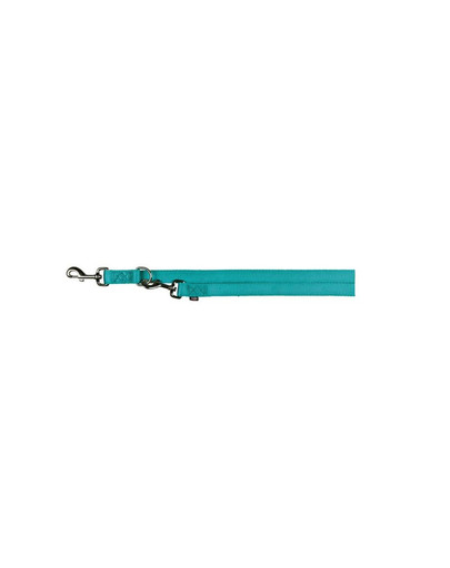 TRIXIE Smycz "Premium adjustable lead double" XS  2 m / 10 mm jasnoniebieski