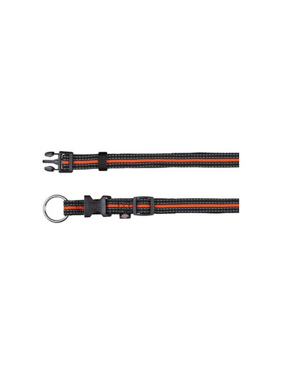 TRIXIE Obojok "Fusion obojok" 30 - 45 cm / 17 mm čierny - oranžový