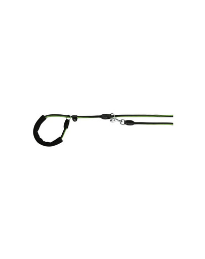 TRIXIE Vodítko "Fusion retriever lead" M - XL 1.9 m / 13 mm čierno - zelené