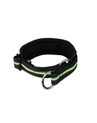 TRIXIE obojok reflexný L 45–53 cm / 30 mm čierno-zelený