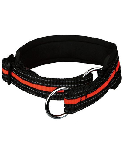 TRIXIE Obojok "Fusion choke" 40 - 46 cm / 30 mm čierno - oranžový