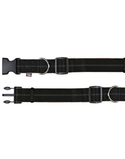 TRIXIE Obojok softline elegancie obojok SM 32 - 45 cm / 38 mm čierny