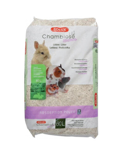 ZOLUX Podstielka pre hlodavcov Chambiose Nature 60 l