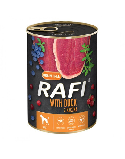 RAFI Duck z kaczką 400 g mokra karma dla psa