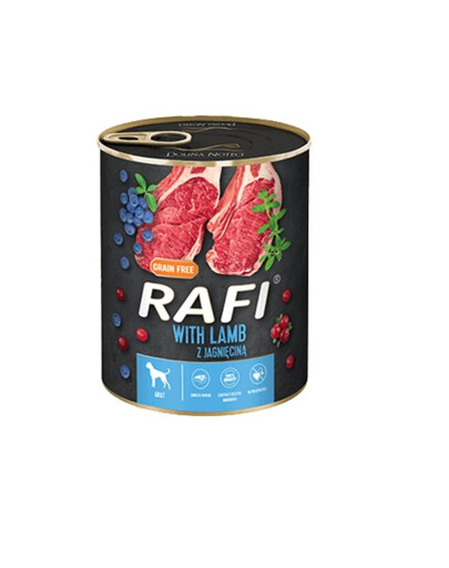 RAFI Lamb z jagnięciną 800 g mokra karma dla psa