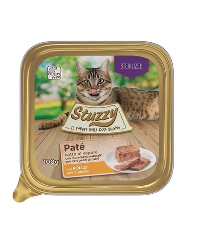 STUZZY Mister Cat s kuracím mäsom pre sterilizované mačky 100 g