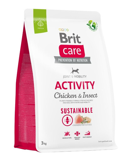 BRIT CARE Dog Sustainable Activity Chicken & Insekt 3 kg