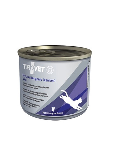TROVET Kot venison puszka dzik 200 g