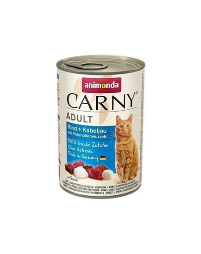 ANIMONDA Carny Cat hovädzie s treskou a petržlenom 400g