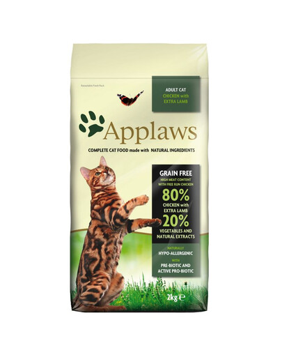 APPLAWS Cat Adult Chicken and Lamb 6 kg (3x2 kg)