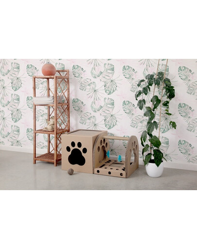 CARTON+ PETS Domček so škrabadlom pre mačku Netti