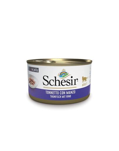 SCHESIR tuniak s hovädzím mäsomm v želé 85g