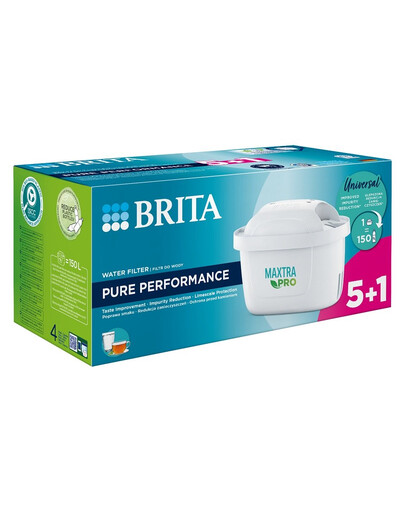 Vodný filter BRITA MAXTRA PRO Pure Performance 5+1 (6 ks)