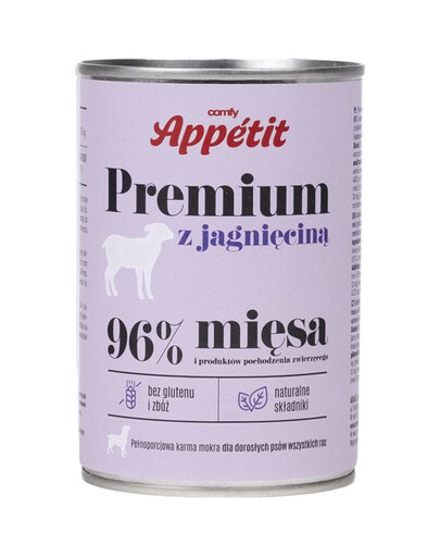 E-shop COMFY APPETIT PREMIUM Cat Lamb 400 g