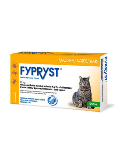 FYPRYST 50 mg/0.5 ml  kot ( 3 pipety)