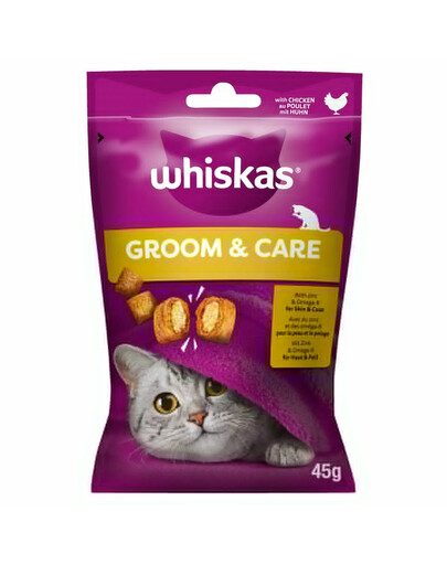 WHISKAS Healthy Shine 45 g kuracia pochúťka pre mačky