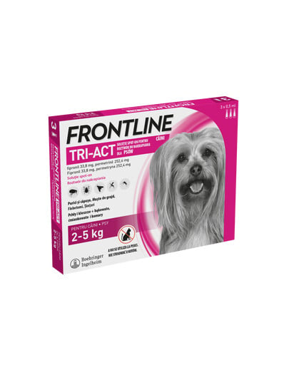 FRONTLINE Tri-Act Psy XS 2-5 kg x3 Pipety