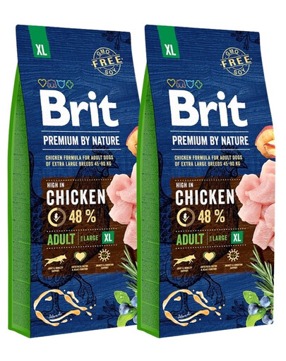 BRIT Premium By Nature Adult Extra Large XL 2 x 15 kg