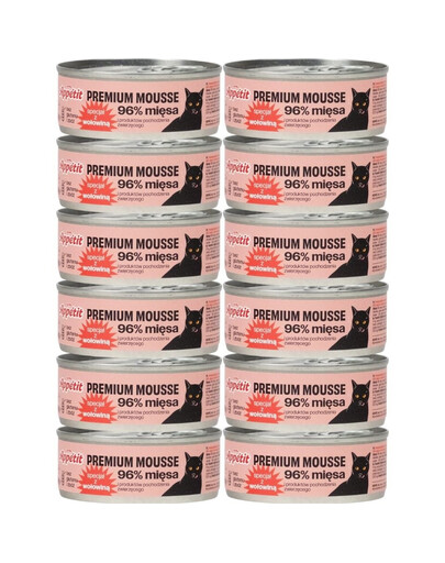 COMFY APPETIT PREMIUM Cat Mousse Beef  12x85 g