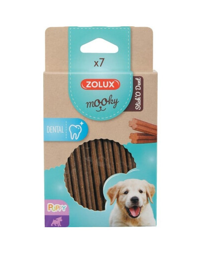ZOLUX  Pochúťka MOOKY Puppy STICK'O DENT x 7 ks