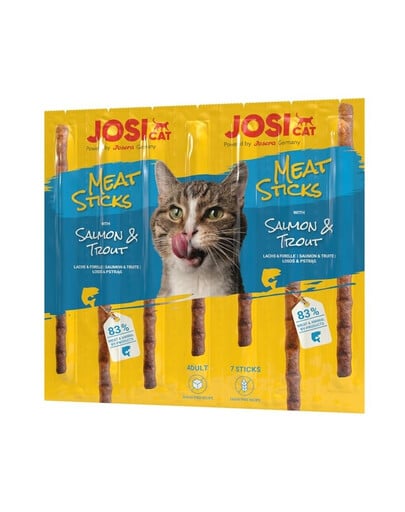 JOSERA JosiCat Meat Sticks s lososem a pstruhem 35g