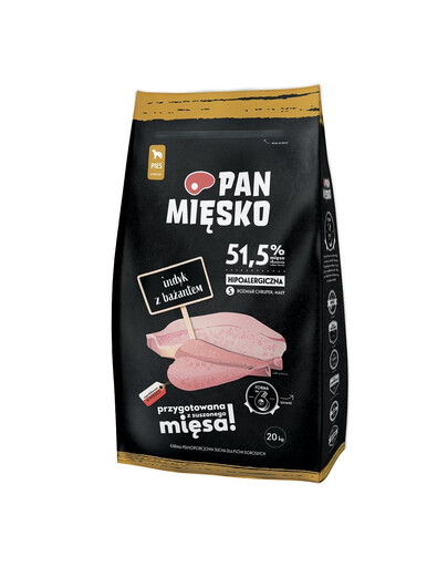 PAN MIĘSKO Morčacie s bažantom malé plemená 20 kg