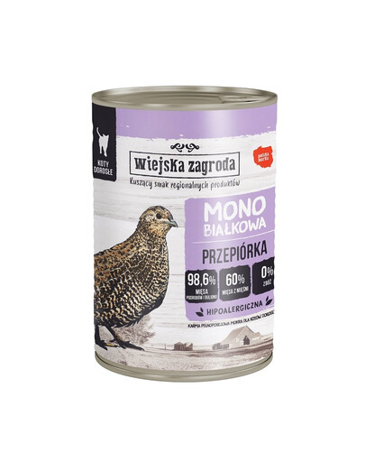 WIEJSKA ZAGRODA Prepeličie 400g