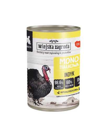 WIEJSKA ZAGRODA Turkey pre mačiatka 400g