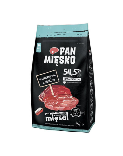 PAN MIĘSKO Bravčové s diviačím veľké plemená 3 kg