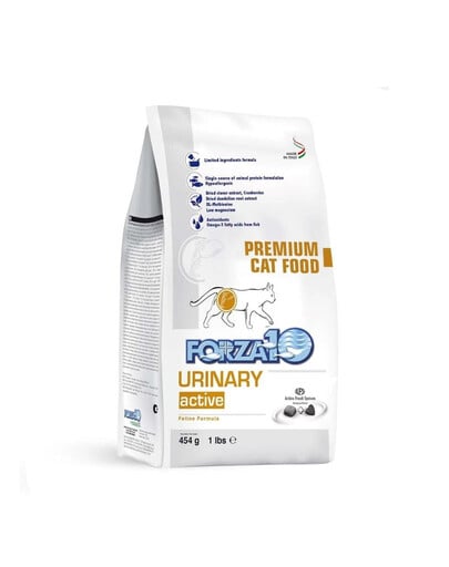 FORZA 10 Urinary Active Cat Granule pre mačky Nutraceutická diéta pri problémoch s močovými cestami 454 g