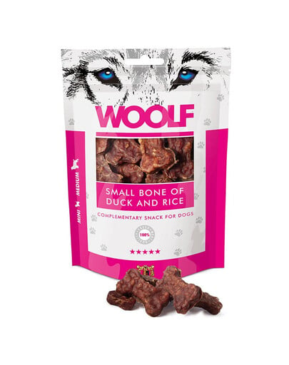 WOOLF Small Bone Of Duck And Rice 100g