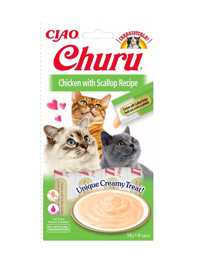 INABA Churu Cat kuracie mäso s hrebenatkou 56 g