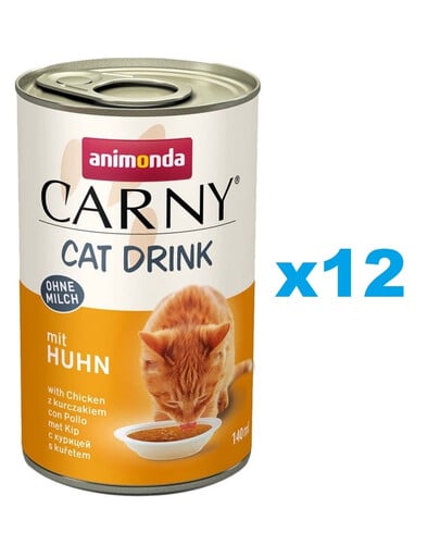 ANIMONDA Carny Cat Drink with Chicken 12 x 140ml