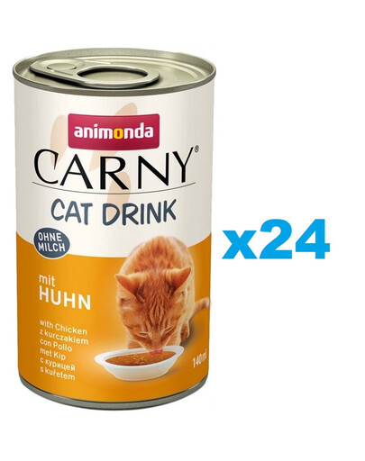 ANIMONDA Carny Cat Drink with Chicken 24 x 140ml