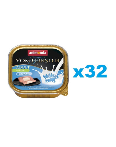 ANIMONDA Vom Feinsten Adult Milk Centr with Turkey&Milk 32 x 100g