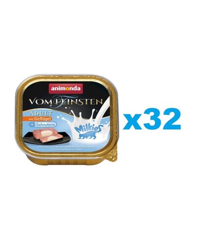 ANIMONDA Vom Feinsten Adult Milk Centr with Poultry&Cream 32 x 100g