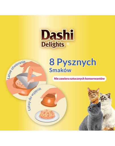 INABA Cat Dashi Delights Kuracie mäso, tuniak a mušle 70 g