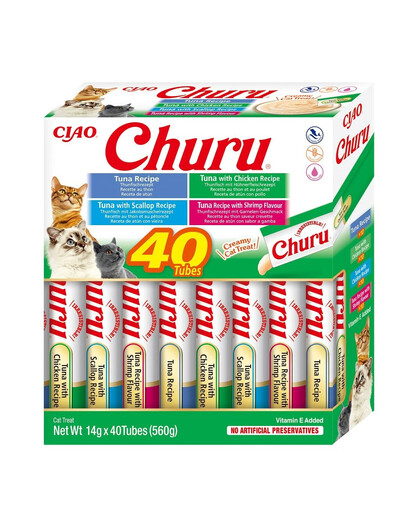 INABA Churu Variety Seafood Multibox 40x14 g (560 g)