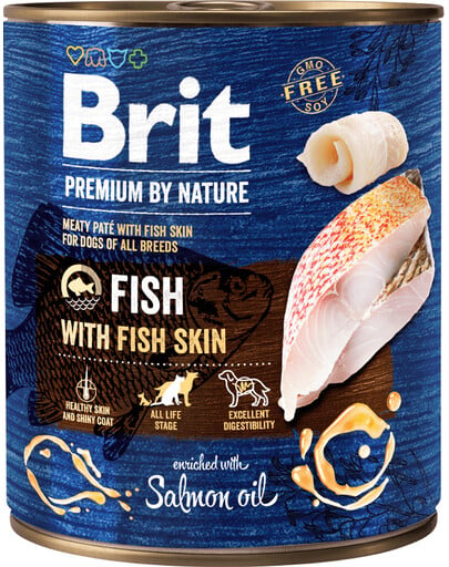 BRIT Premium by Nature Fish&Fish Skin 800 g