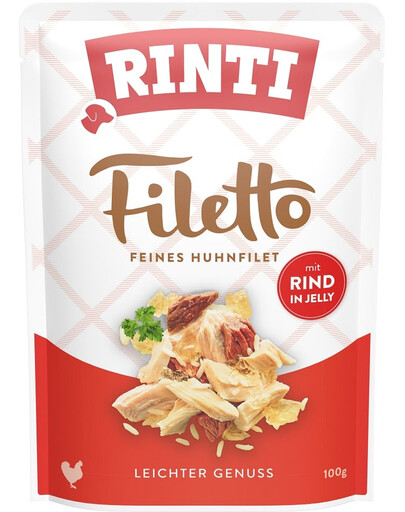 RINTI Filetto in Jelly Chicken&Beef kuracie a hovädzie mäso v želé 100 g